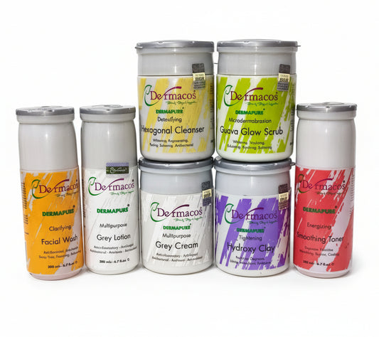 Dermacos Complete facial set - 7 Jars 200mls